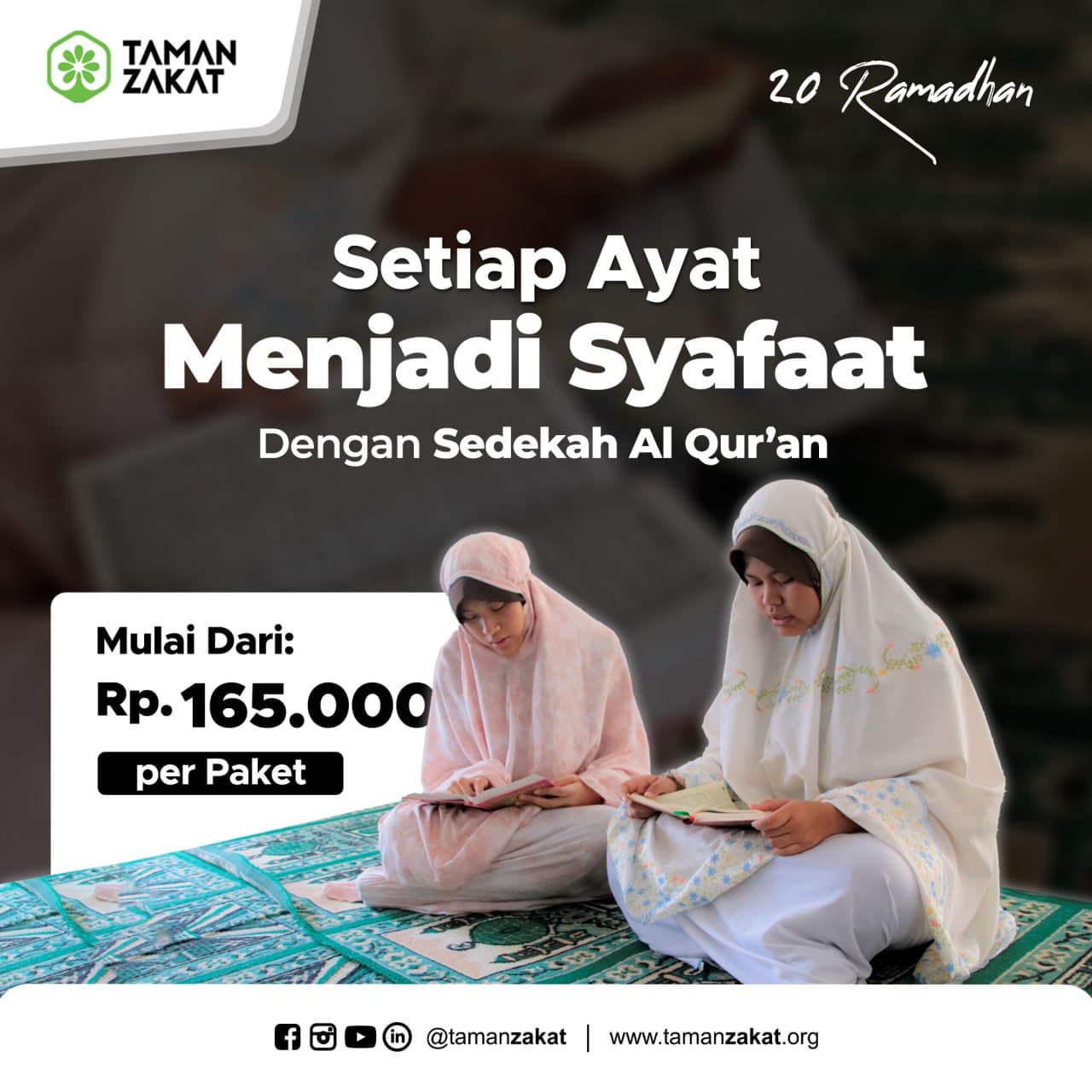 SEDEKAH QURAN UNTUK SANTRI